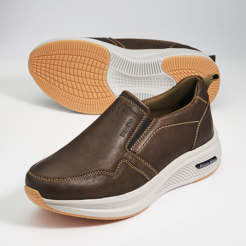 Load image into Gallery viewer, Men Genuine Leather Slip On Shoes
