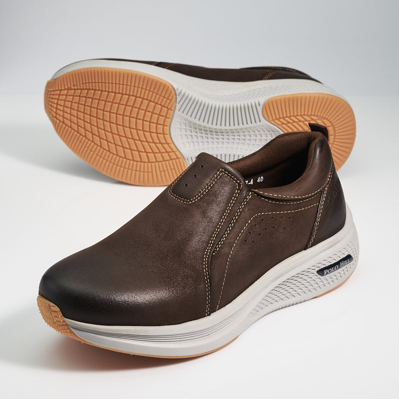Load image into Gallery viewer, Men Genuine Leather Slip On Shoes
