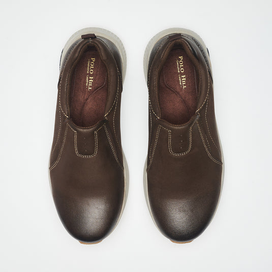 Men Genuine Leather Slip On Shoes