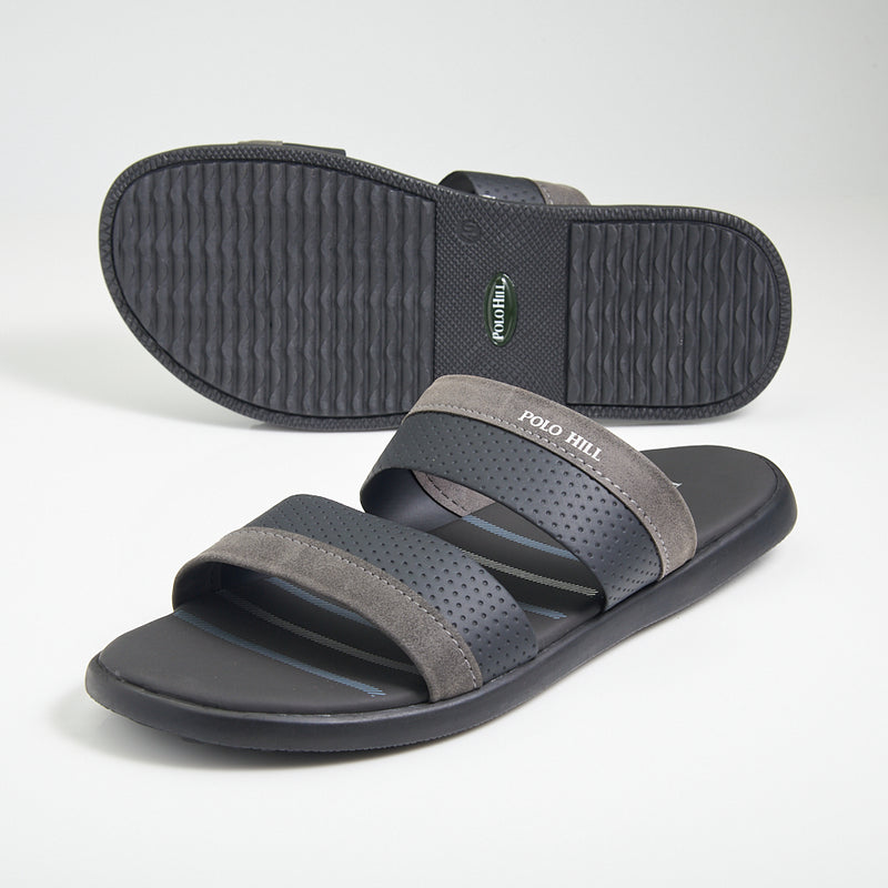 Load image into Gallery viewer, POLO HILL Men Casual Two Band Slide Sandals
