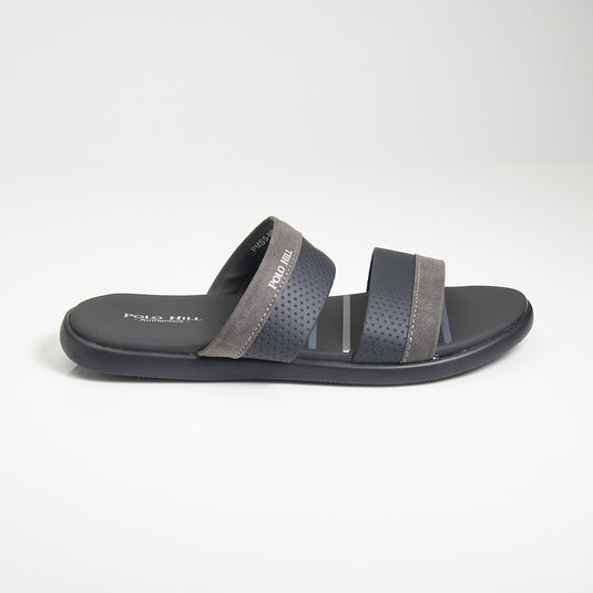 POLO HILL Men Casual Two Band Slide Sandals