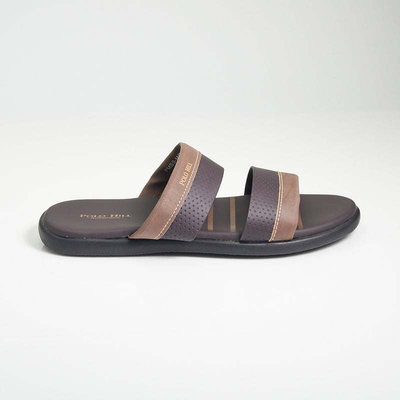 Load image into Gallery viewer, POLO HILL Men Casual Two Band Slide Sandals
