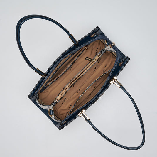 Ladies PHazelle Pattern Structured Handbag