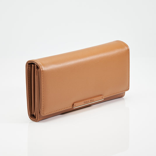 Ladies Tri-Fold Long Wallet