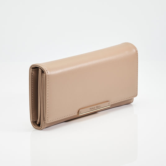 Ladies Tri-Fold Long Wallet