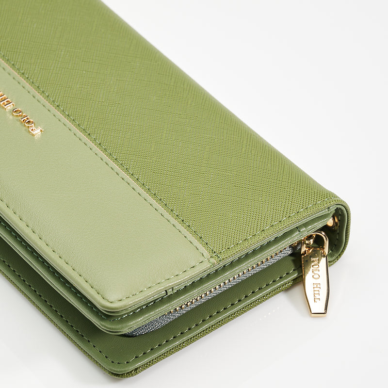 Load image into Gallery viewer, Ladies Long Bi-Fold Purse
