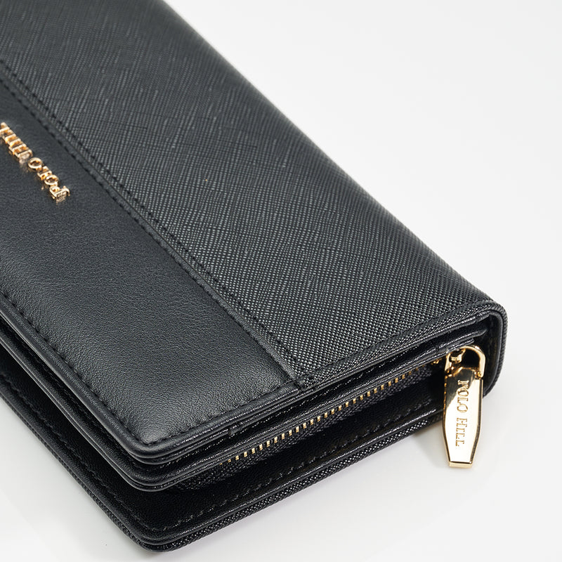 Load image into Gallery viewer, Ladies Long Bi-Fold Purse
