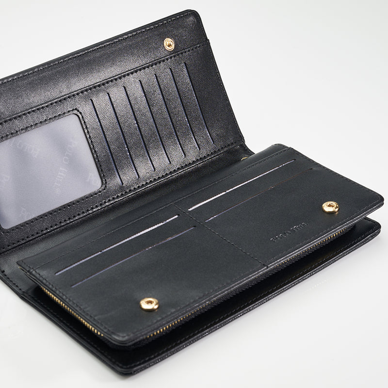 Load image into Gallery viewer, Ladies Long Bi-Fold Purse
