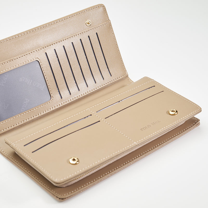 Load image into Gallery viewer, Ladies Long Bi-Fold Purse
