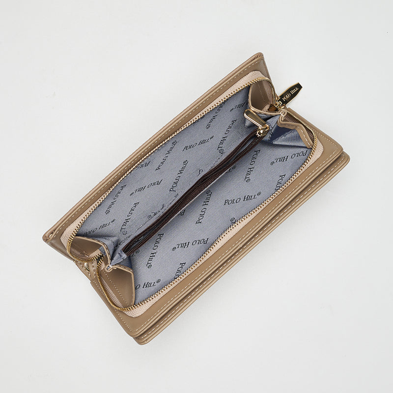 Load image into Gallery viewer, Ladies Long Bi-Fold Purse
