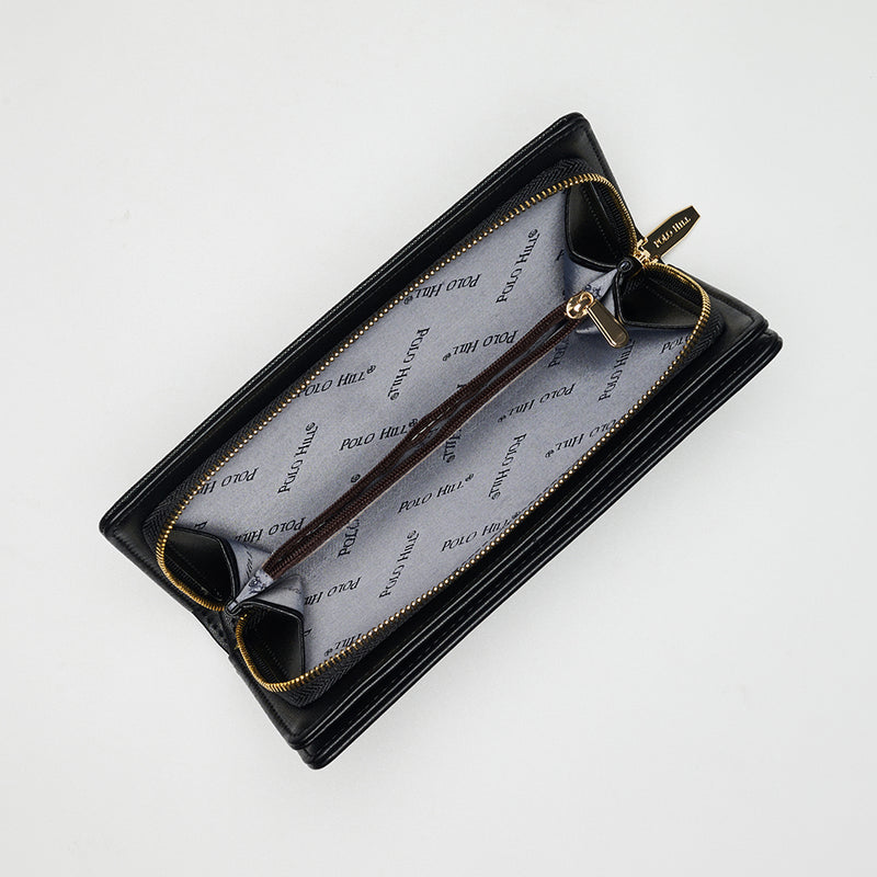 Load image into Gallery viewer, Ladies Long Bi-Fold Purse
