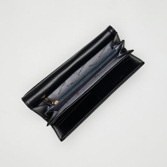 Ladies Tri-Fold Long Wallet