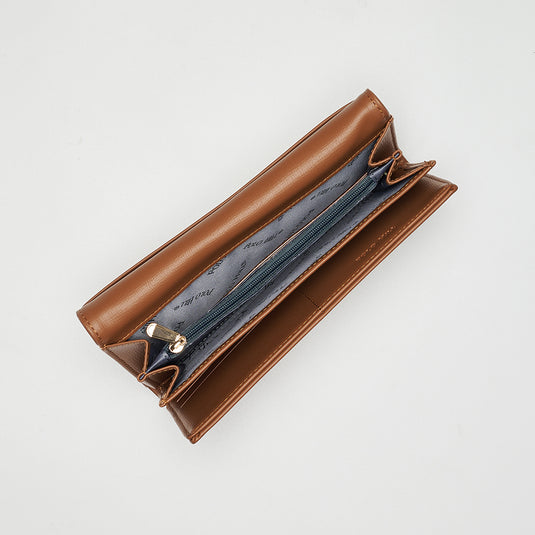 Ladies Tri-Fold Long Wallet