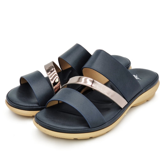 Contrasted Strap Sandals