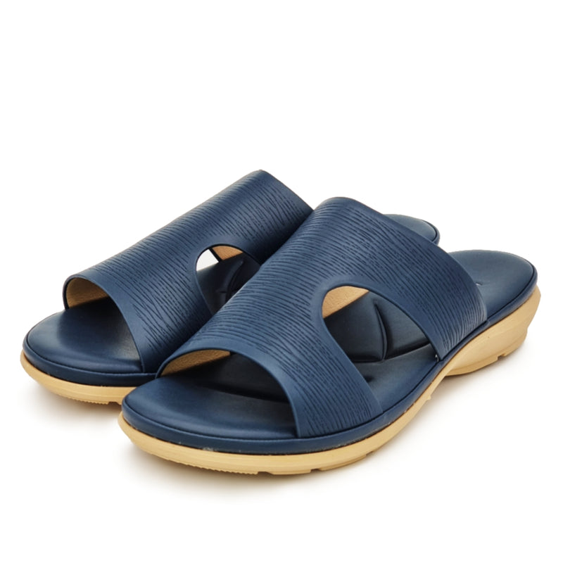 Load image into Gallery viewer, Solid Colour Cut Out Band Flat Sandals
