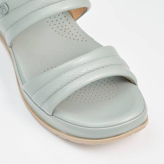 Ladies Two Band Wedges Sandal