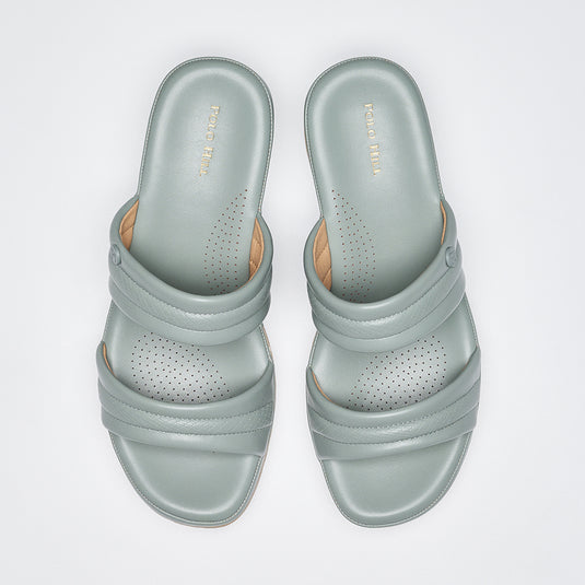 Ladies Two Band Wedges Sandal