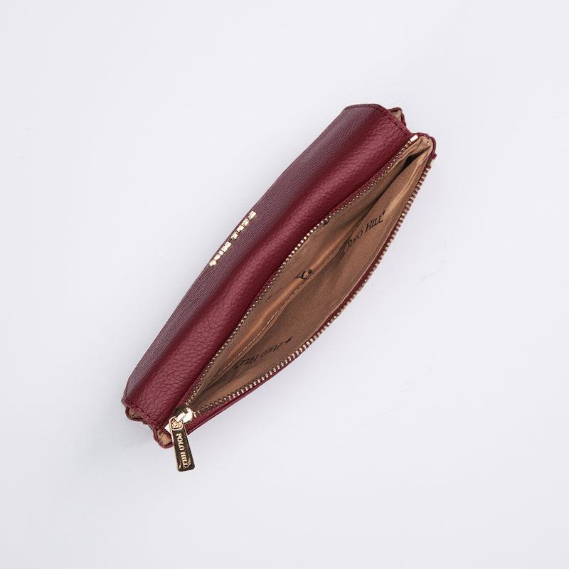 Load image into Gallery viewer, Genuine Leather Flap Long Purse Wallet
