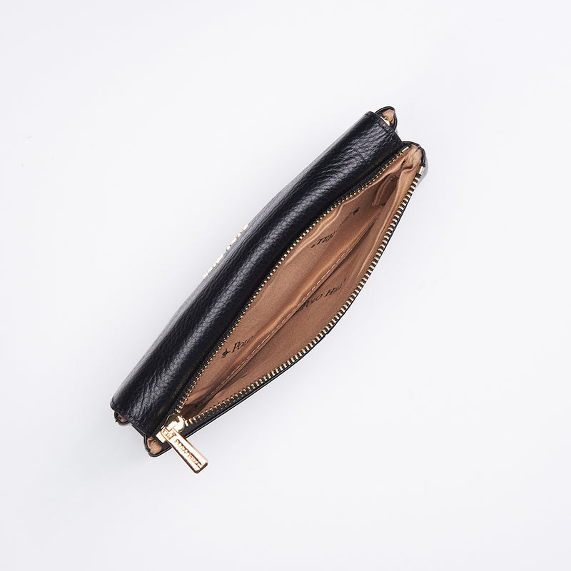 Load image into Gallery viewer, Genuine Leather Flap Long Purse Wallet
