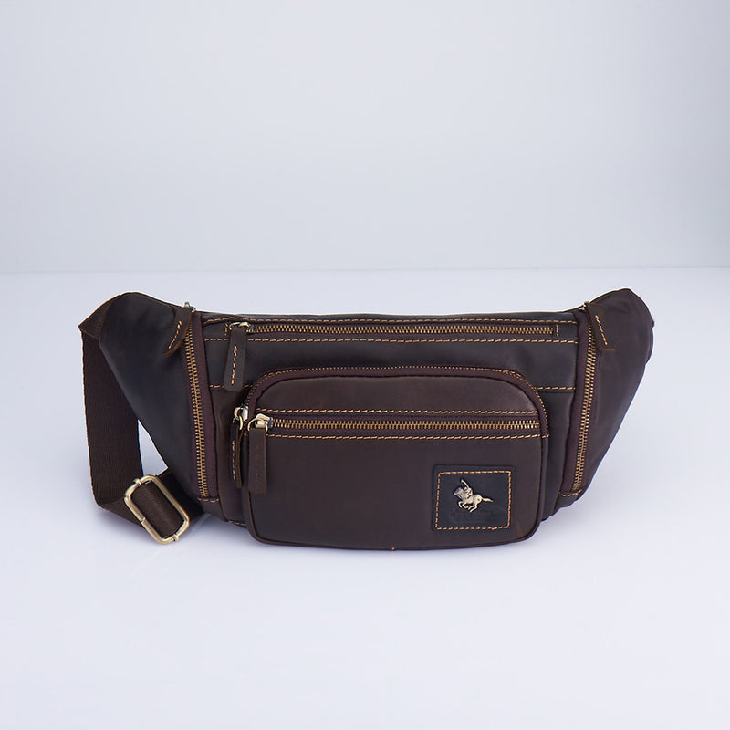 Load image into Gallery viewer, Genuine Leather Waist Bag
