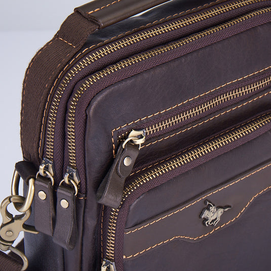 Genuine Leather Crossbody Sling Bag