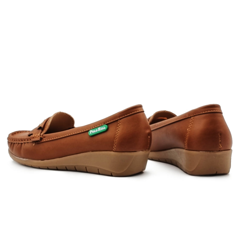 Load image into Gallery viewer, Slip On Kiltie Wedge Loafers Shoes
