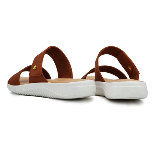 Two Band Slide Wedge Sandals