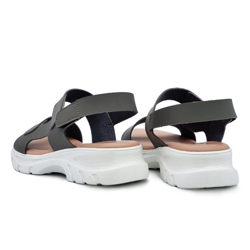 Load image into Gallery viewer, Ankle Velcro Strap Wedges Sandals
