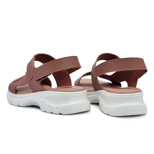 Ankle Velcro Strap Wedges Sandals