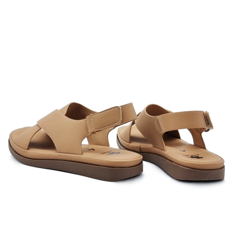 Load image into Gallery viewer, Cross Band Velcro Slingback Sandals
