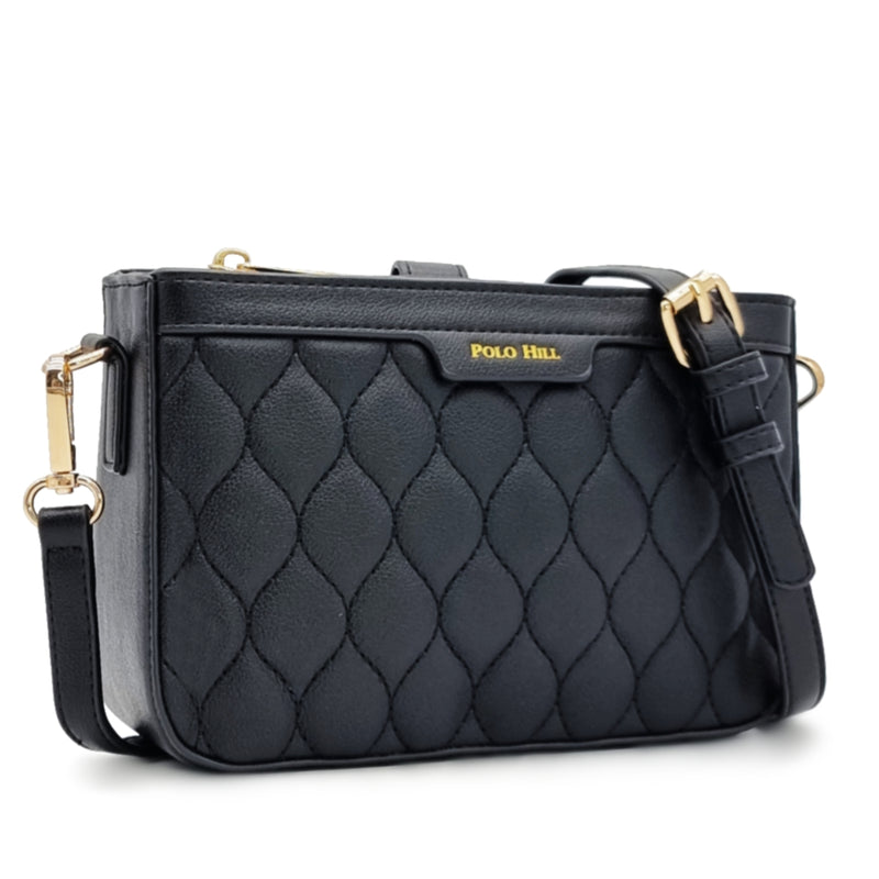 Load image into Gallery viewer, Quilted Sling Purse Bag
