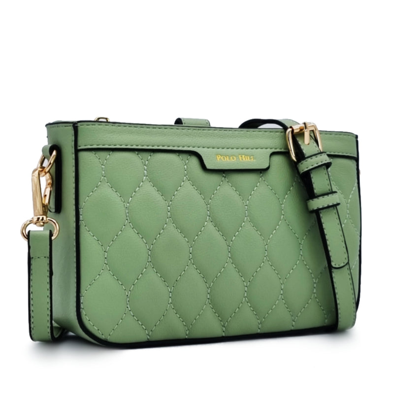 Load image into Gallery viewer, Quilted Sling Purse Bag
