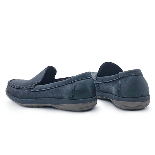 Genuine Leather Slip On Comfort Loafers