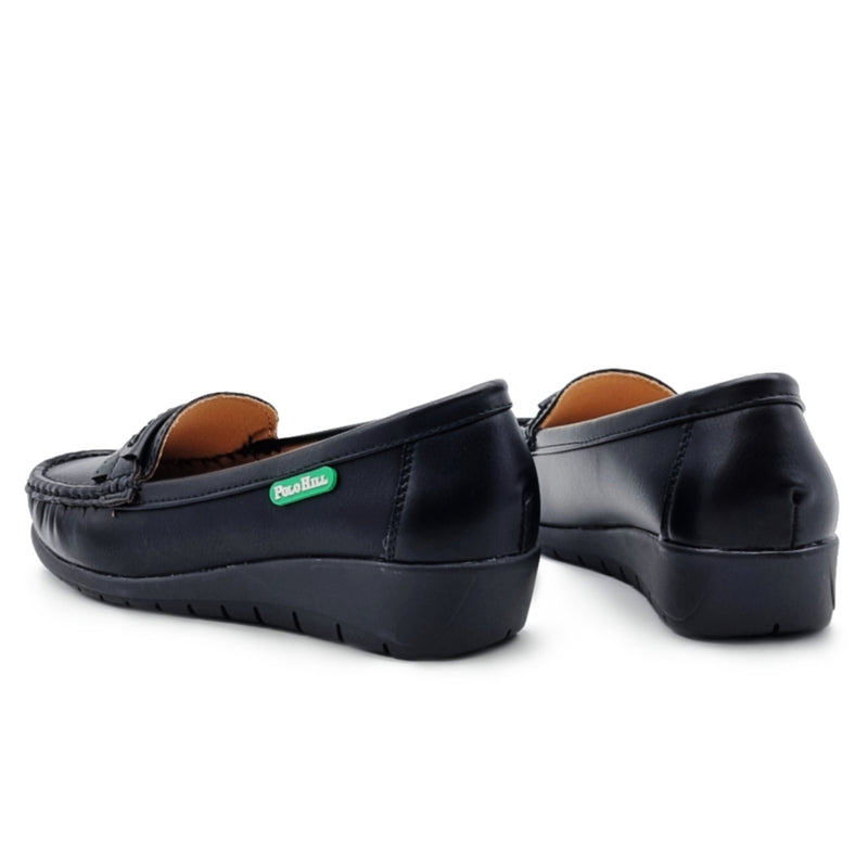 Load image into Gallery viewer, Slip On Kiltie Wedge Loafers Shoes
