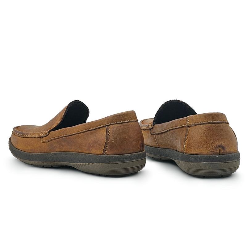 Load image into Gallery viewer, Genuine Leather Slip On Comfort Loafers
