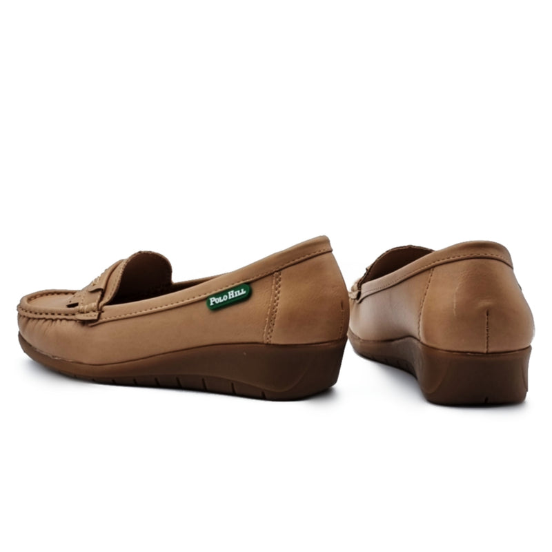 Load image into Gallery viewer, Slip On Kiltie Wedge Loafers Shoes
