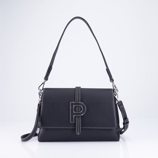 P Flap Satchel Sling Bag