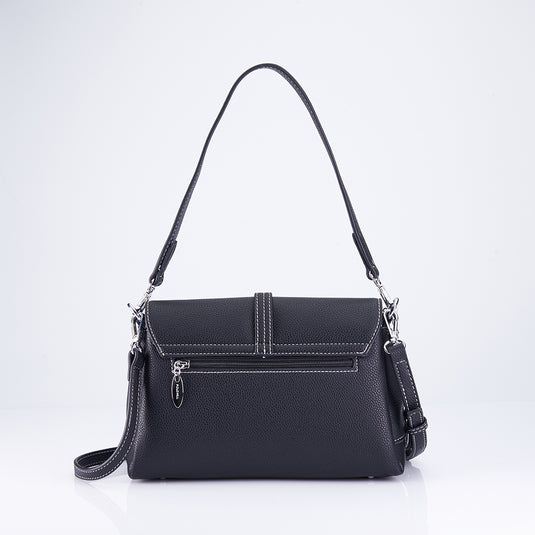 P Flap Satchel Sling Bag