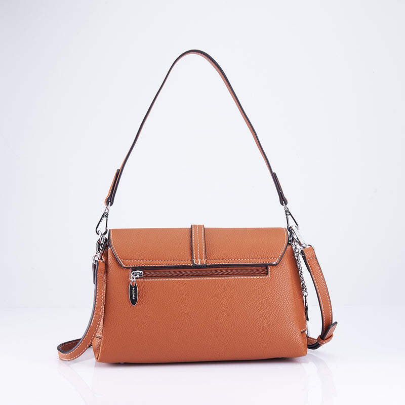 Load image into Gallery viewer, P Flap Satchel Sling Bag
