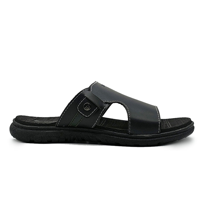 Load image into Gallery viewer, Contrasted Band Slide Sandals
