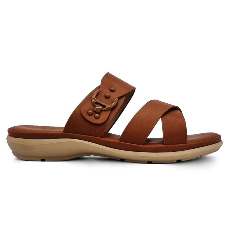 Load image into Gallery viewer, Cross Vamp Slip On Wedge Sandals
