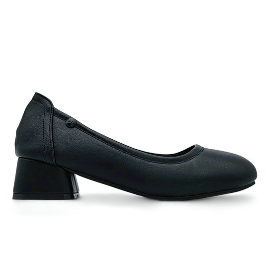 Round Toe Slip On Heels