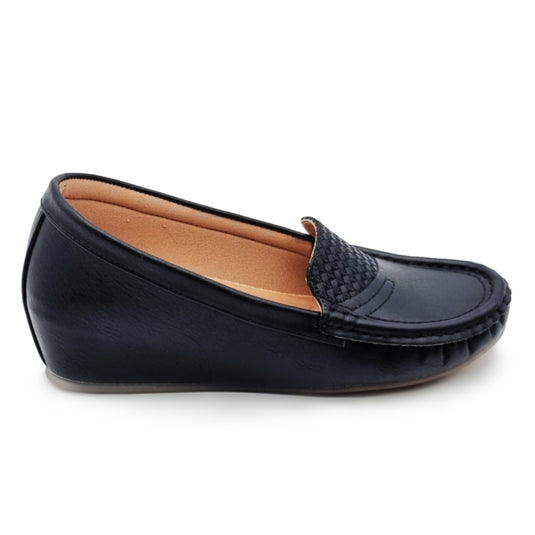 Slip On Wedge Loafers Shoes