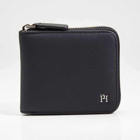 POLO HILL Men Premium Gift Box Bundle Set Genuine Leather RFID Secured Wallet Automatic Buckle PMAS-0A-004