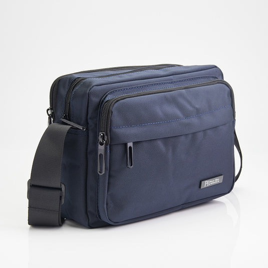 POLO HILL Mens Water Resistant Nylon Sling Bag C-PHSB-1755