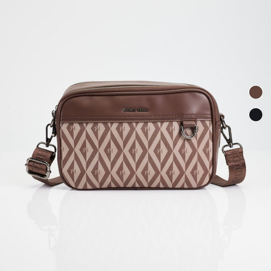 POLO HILL Ladies Phimond Monogram Crossbody Sling Bag PHC-HB2363