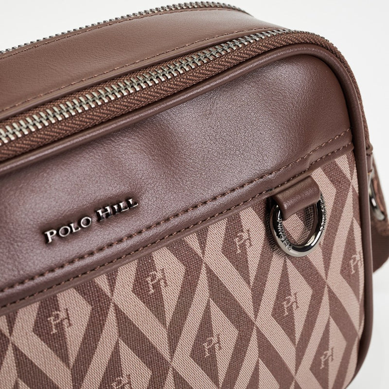 Load image into Gallery viewer, POLO HILL Ladies Phimond Monogram Crossbody Sling Bag PHC-HB2363

