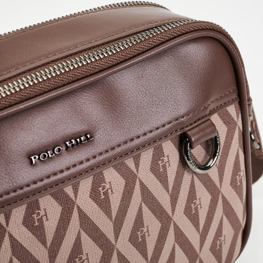 POLO HILL Ladies Phimond Monogram Crossbody Sling Bag PHC-HB2363