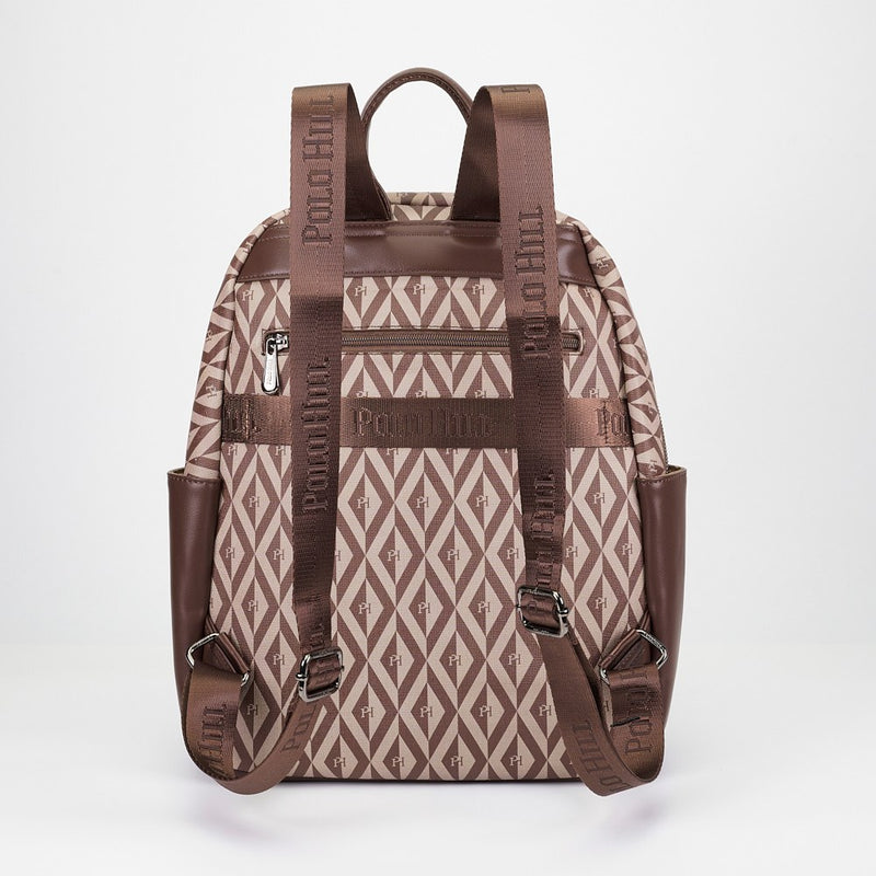 Load image into Gallery viewer, POLO HILL Ladies PHimond Monogram Backpack PHB-HB2362
