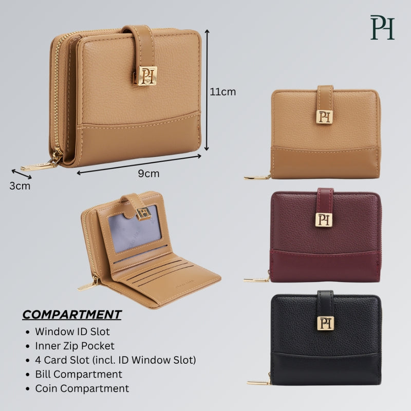 Load image into Gallery viewer, POLO HILL Ladies Bi-Fold Short Wallet PLWS-LW215
